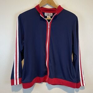 Vintage BFA Classics 80's Track Jacket Size‎ Large Cheerleading Track Sports